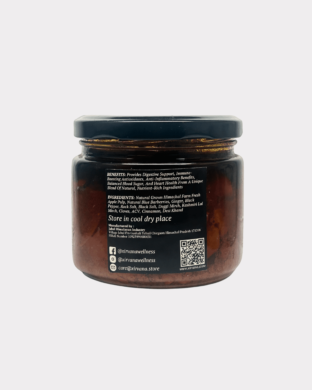 Traditional Himalayan apple chutney packed with digestive enzymes, anti-inflammatory benefits, and balanced blood sugar support