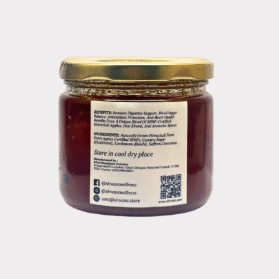 Traditional Himalayan apple murabba made with natural sugars and spices.