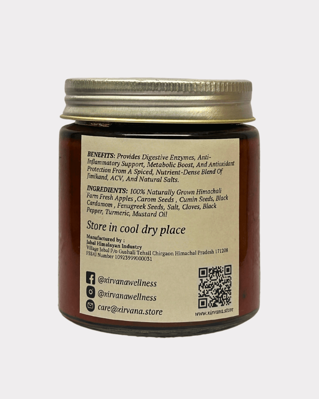 Spicy Himalayan apple pickle with digestive and anti-inflammatory benefits.