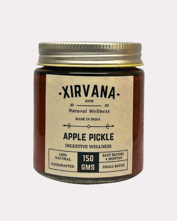 Spicy Himalayan apple pickle with digestive and anti-inflammatory benefits.