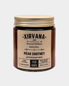 Spicy and tangy Himalayan pear chutney made with fresh ingredients