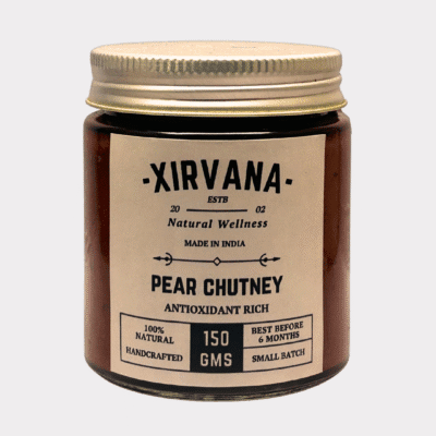 Spicy and tangy Himalayan pear chutney made with fresh ingredients