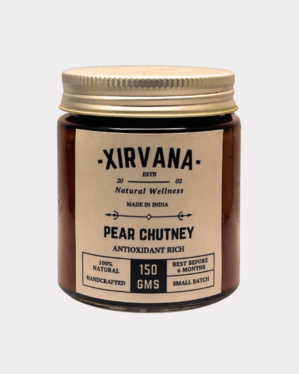 Spicy and tangy Himalayan pear chutney made with fresh ingredients