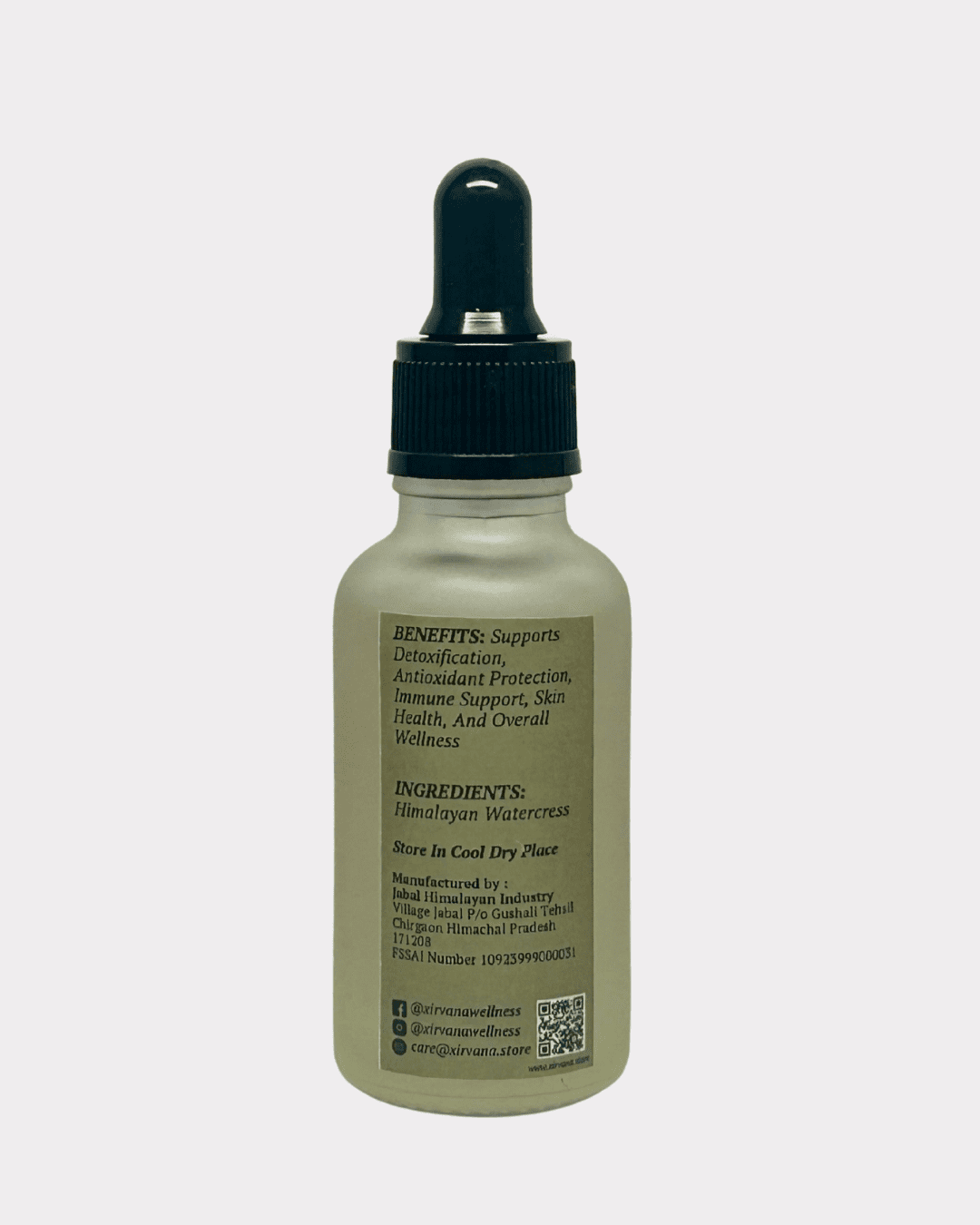 Detoxifying watercress extract for skin health and overall vitality.